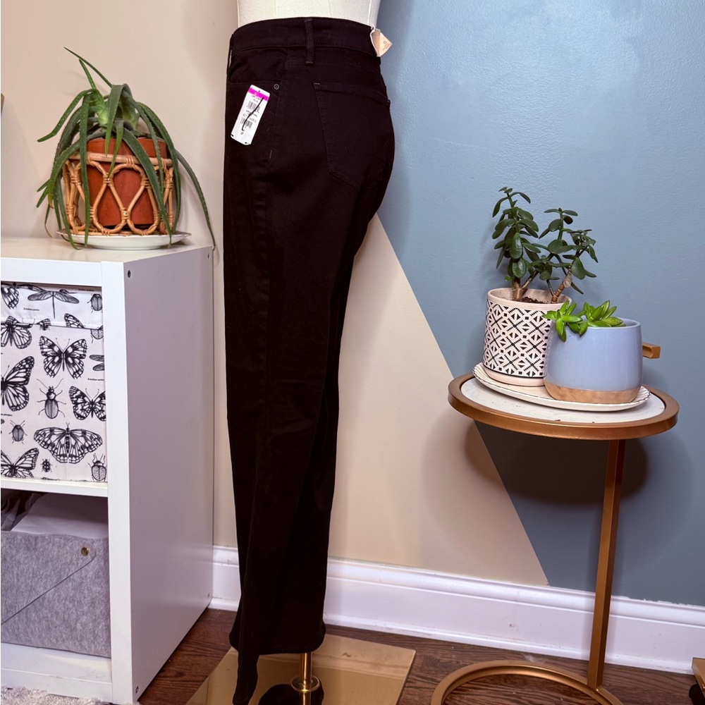 NWT NYDJ Barbara Bootcut Jeans 16P Black Lift Tuck Petite $139 Retail - Picture 3 of 13